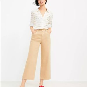 LOFT - Wide Leg Crop Pant (NWT)